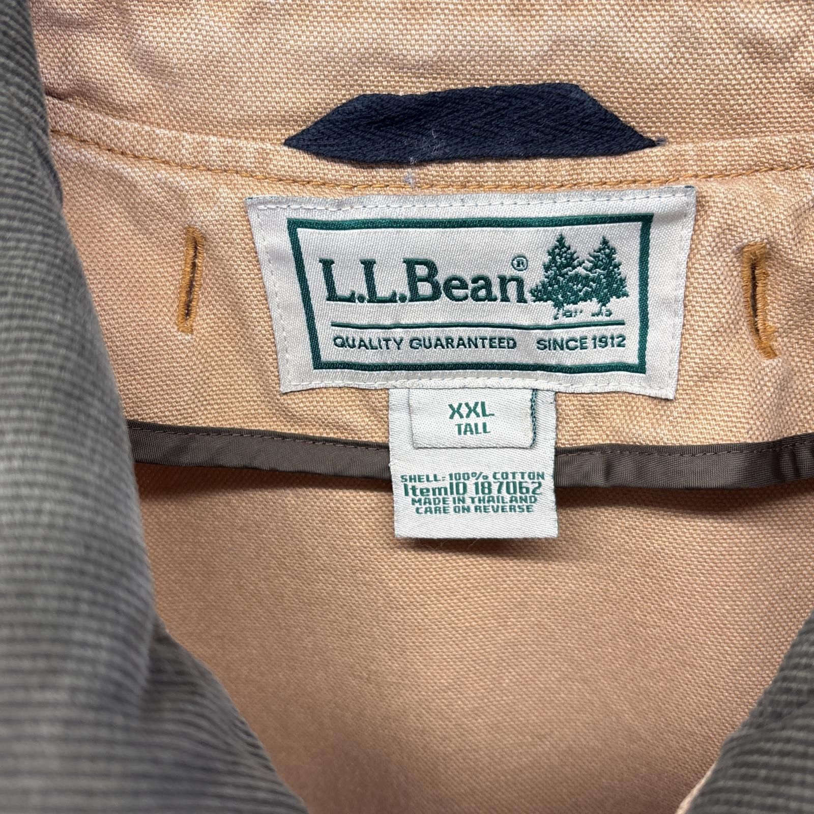 エルエルビーン　ハンティングジャケット　カバーオール　企業刺繍ロゴ　2XL相当 エルエルビーン ハンティングジャケット カバーオール 企業刺繍