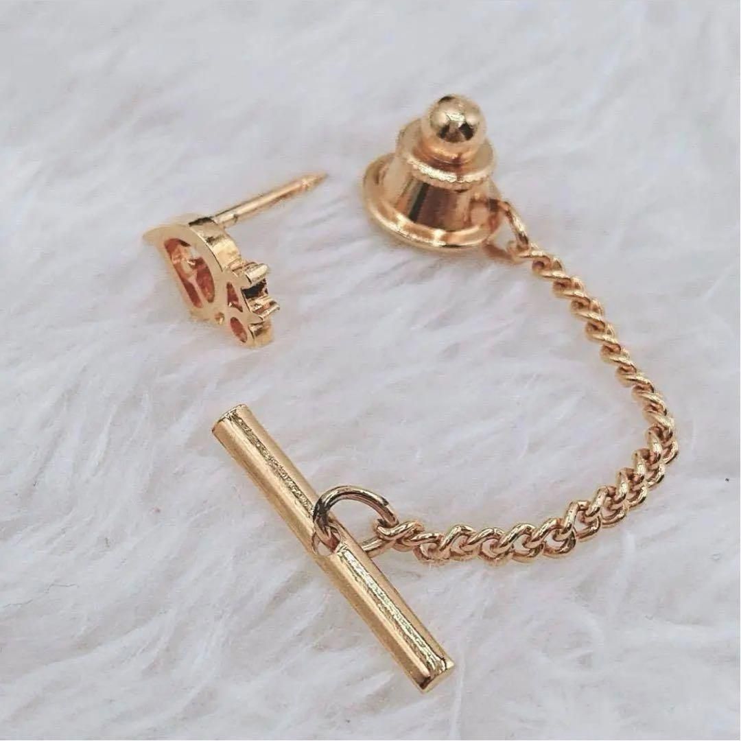  ChristianDior ディオール ゴールド ネクタイピン タイピン メンズ ネクタイピン 小物