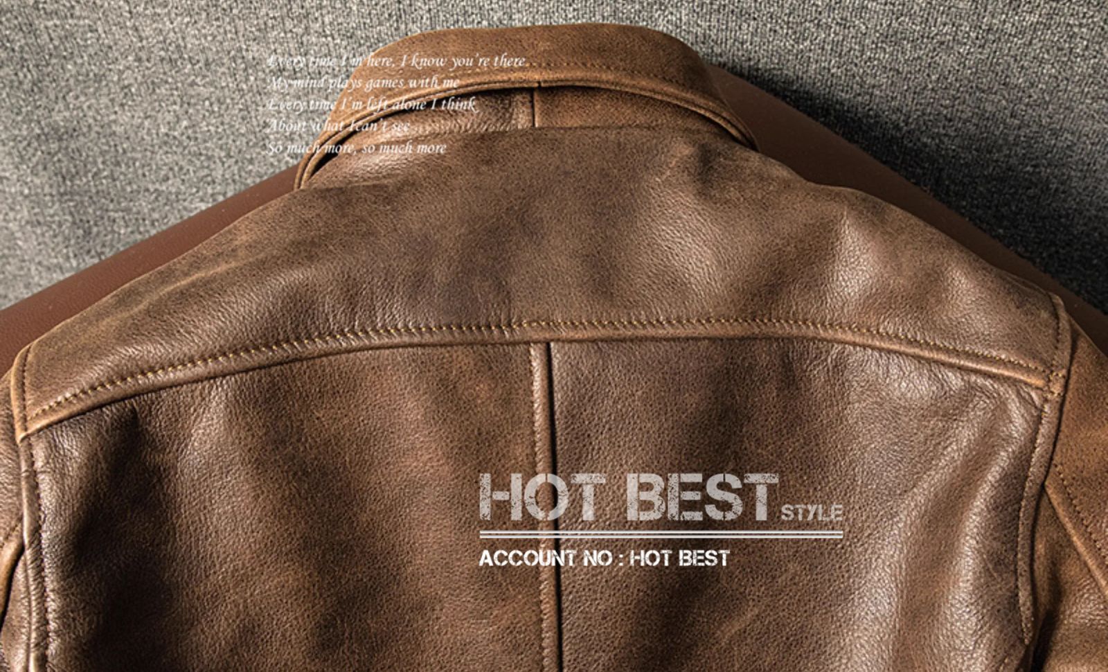 上質革ジャン メンズ カウハイド 1940年代 トラッカースタイル