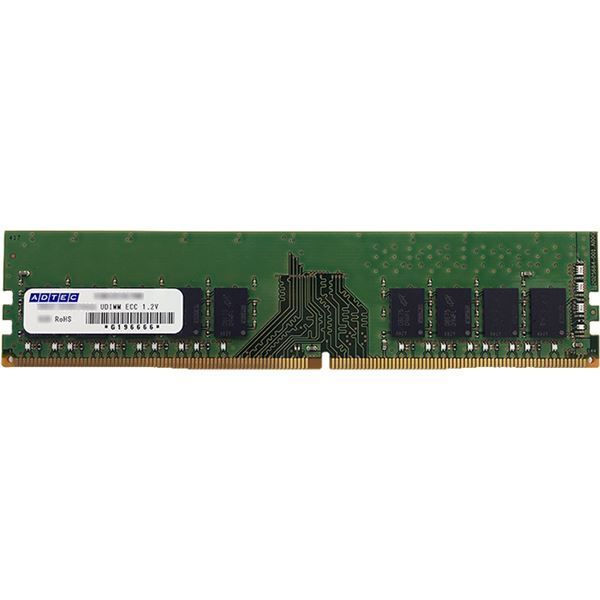 アドテック DDR4-2666 UDIMM ECC 16GB 2Rx8 ADS2
