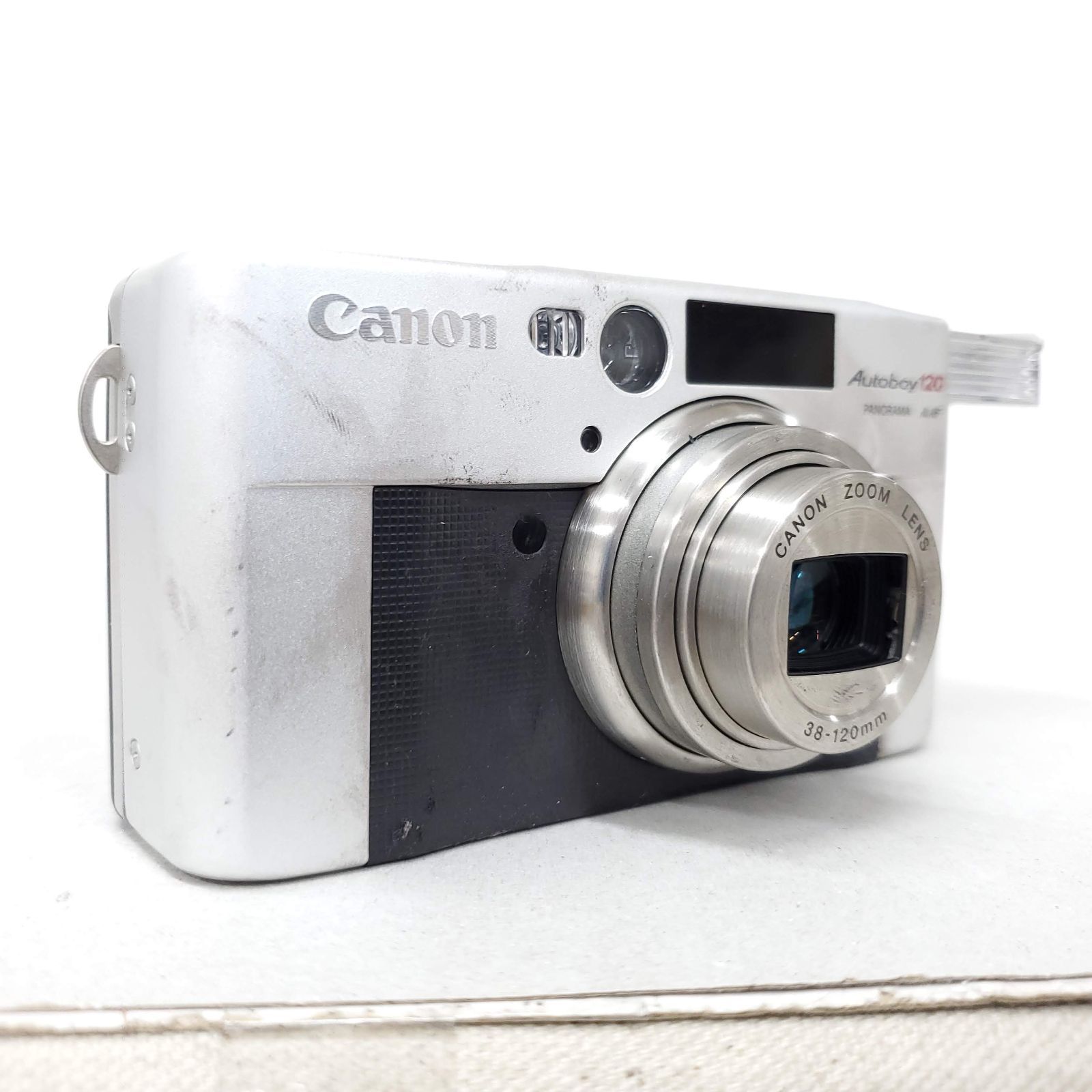 フィルムカメラ Canon Autoboy 120 F0808-349-1-3v p 動作確認済】 Canon Autoboy 120 F0808-349-1-3v - メルカリ