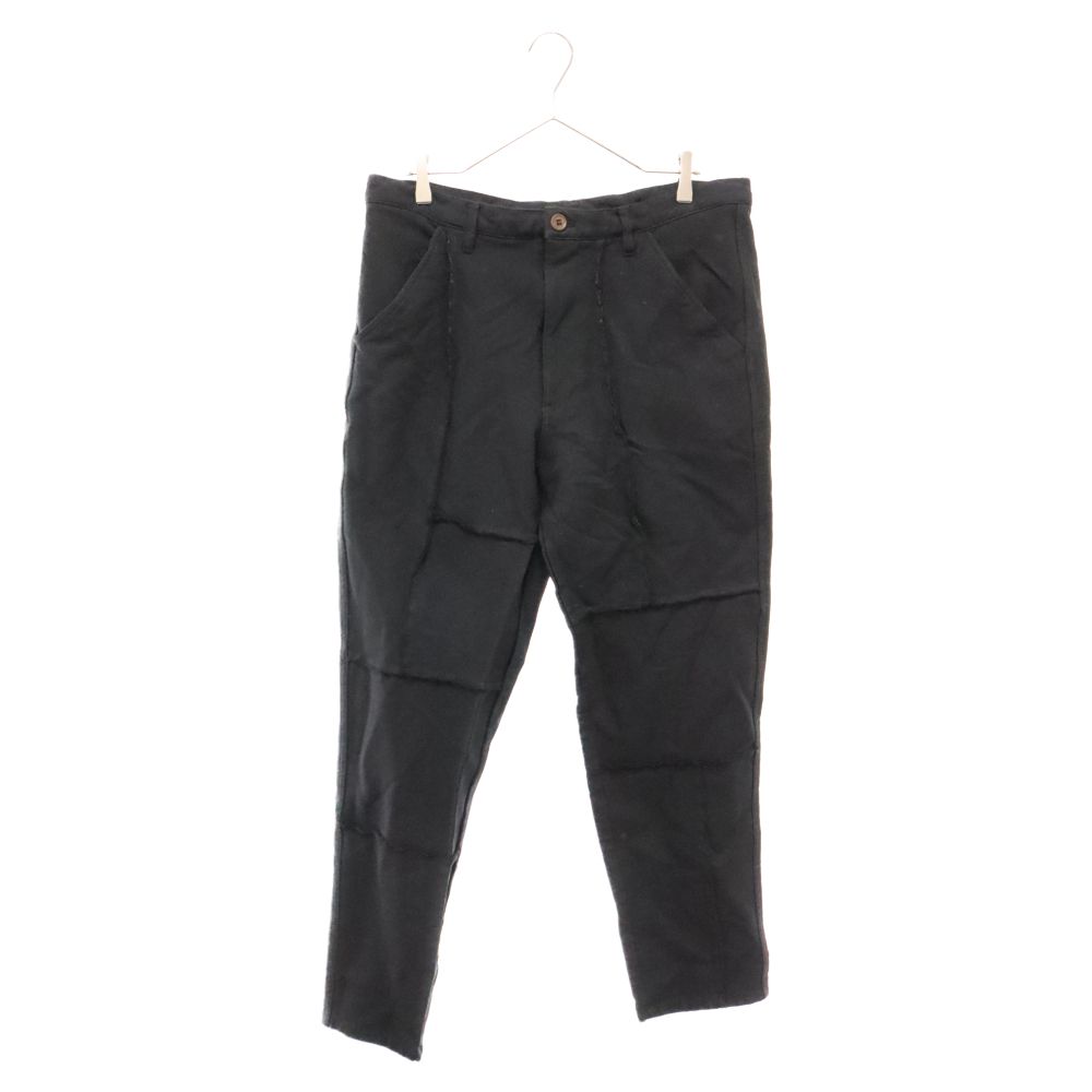 COMME des GARCONS SHIRT レザー切替パンツ ブラック メンズ