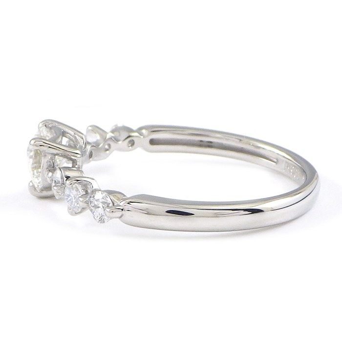 ハートシェイプダイヤモンド ラウンドカットダイヤモンド】 リング  