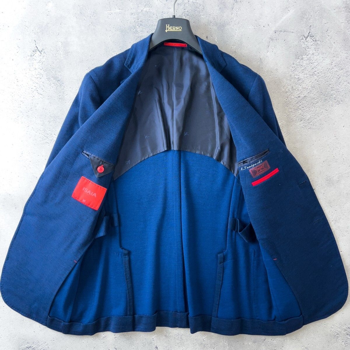 銀座 和光 WAKO 別注 ISAIA イザイア ウール ジャージー 2B