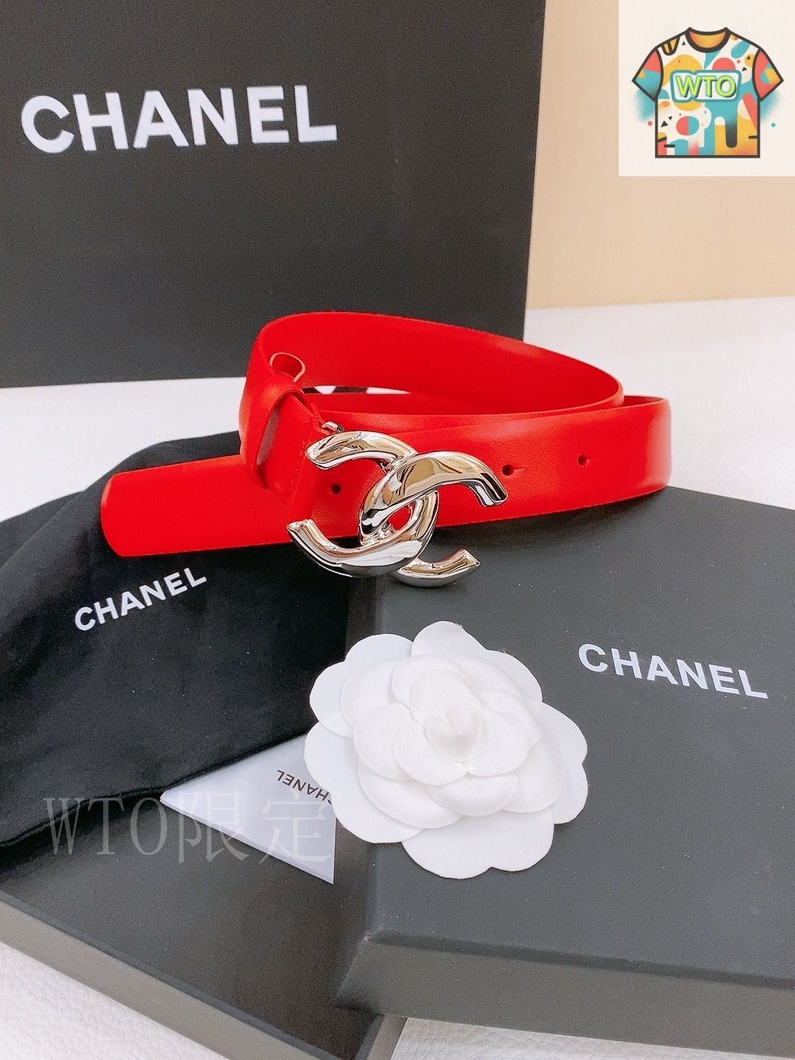 ワンポイントに♪【 CHANEL 】ベルト♡ 今日特価】Chanel Twin C Belt（シャネル ツイン C ベルト