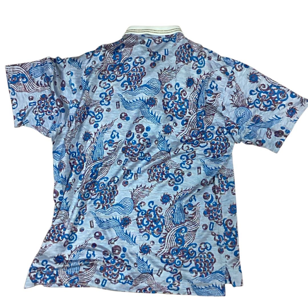 ジャンボ尾崎 J&S ゴルフウェア ポロシャツ／ドラゴン刺繍／LLサイズ