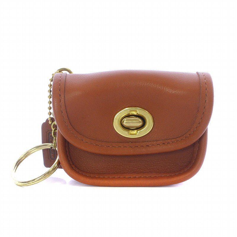 コーチ COACH オールドコーチ コインケース ミニポーチ キーリング付き 