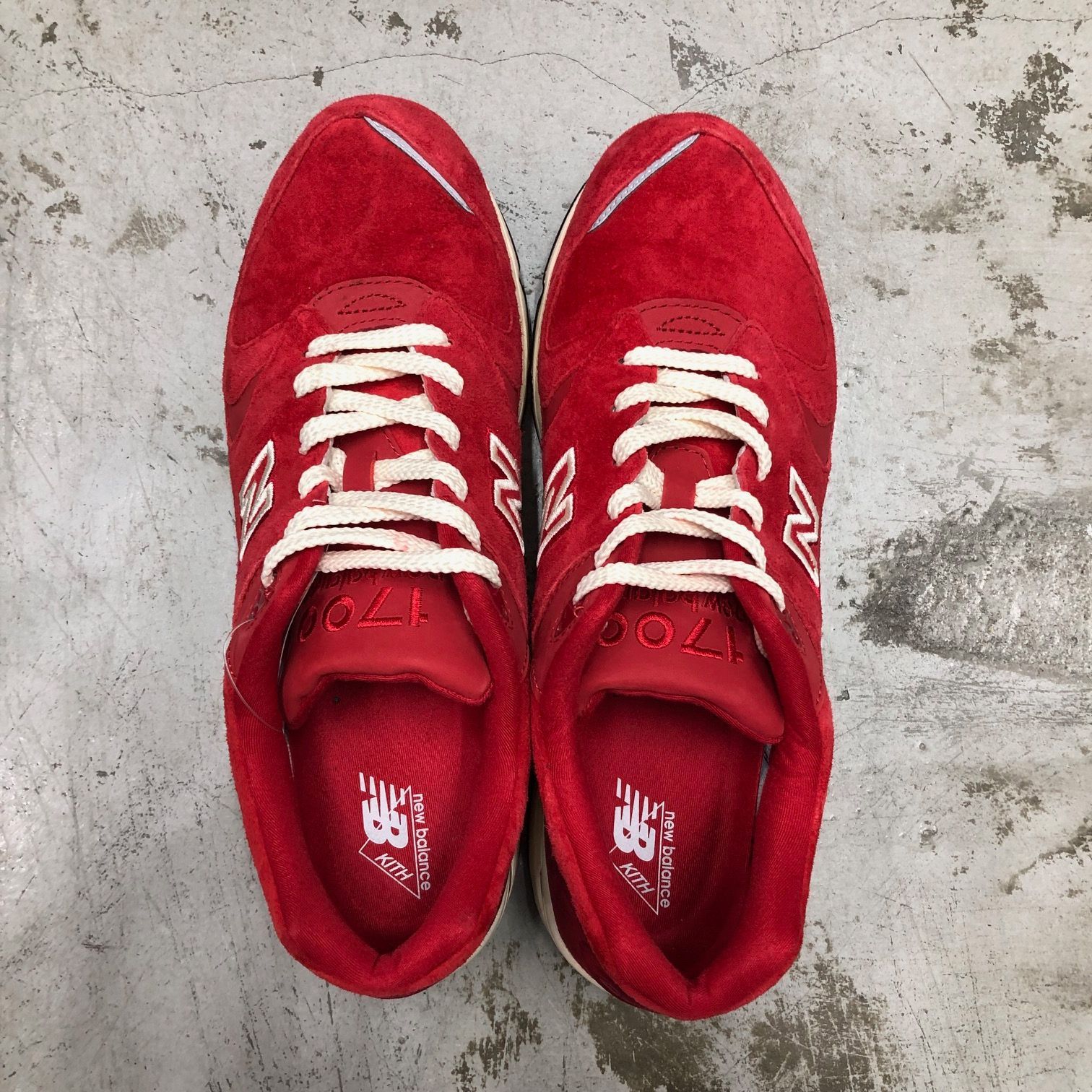 NEW BALANCE KITH CM1700KR コラボ スエード スニーカー 