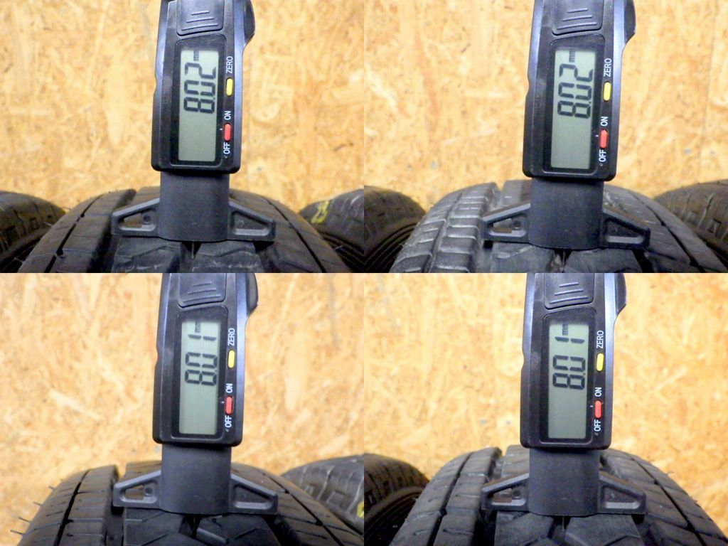 K286 ◆ 製 約8部山 ◆TOYO V-02e◆165R14 6PR◆4本