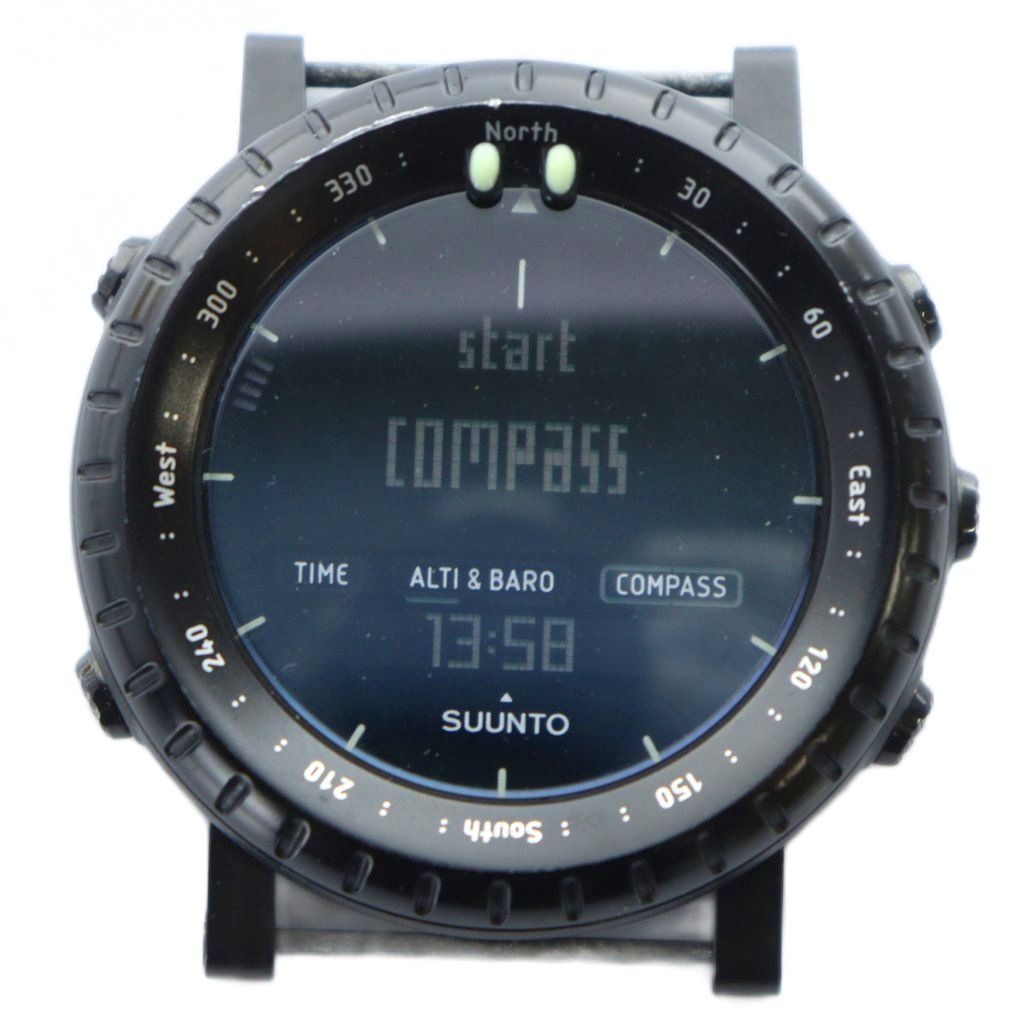 スント SUUNTO CORE ALL BLACK 腕時計 ウォッチ クォーツ デジタル 黒文字盤 黒 ブラック SS014279010 GY11 |MQ