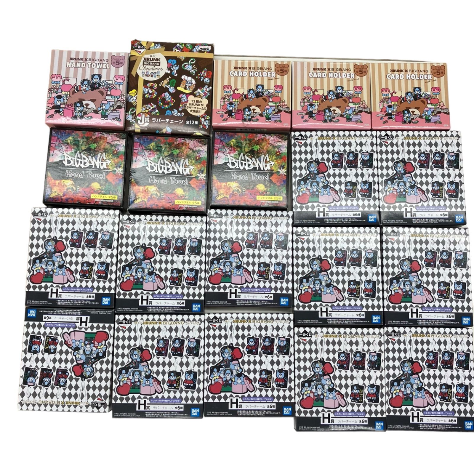 BIGBANG タオル 一番くじ set まとめ売り ジードラゴン BIGBANG タオル