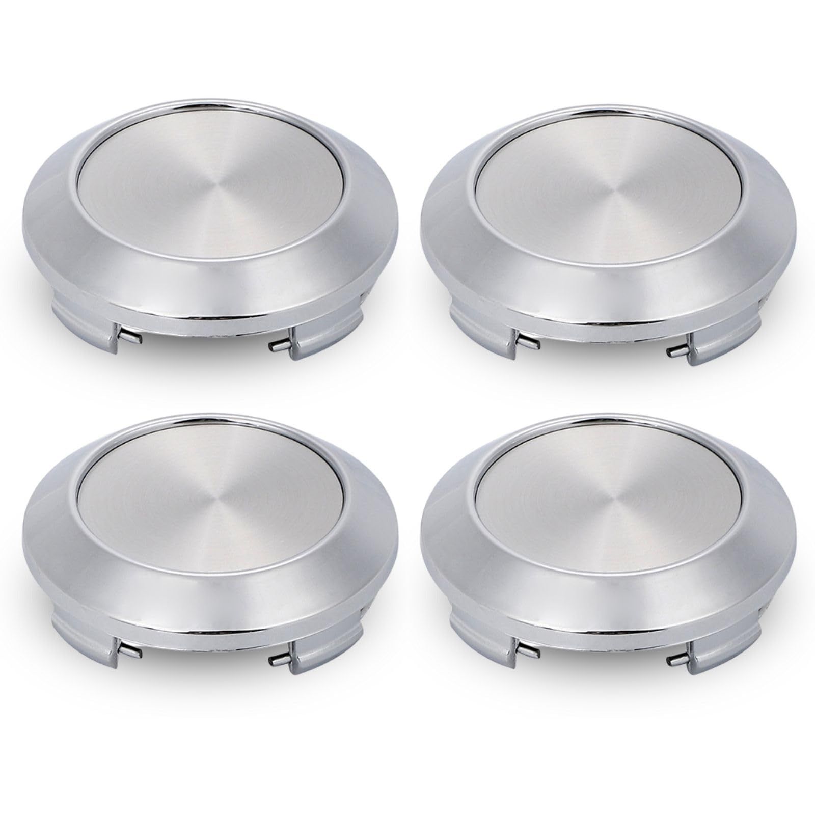 Audi 五月蝿く ホイールキャップ 4個セット シルバー 