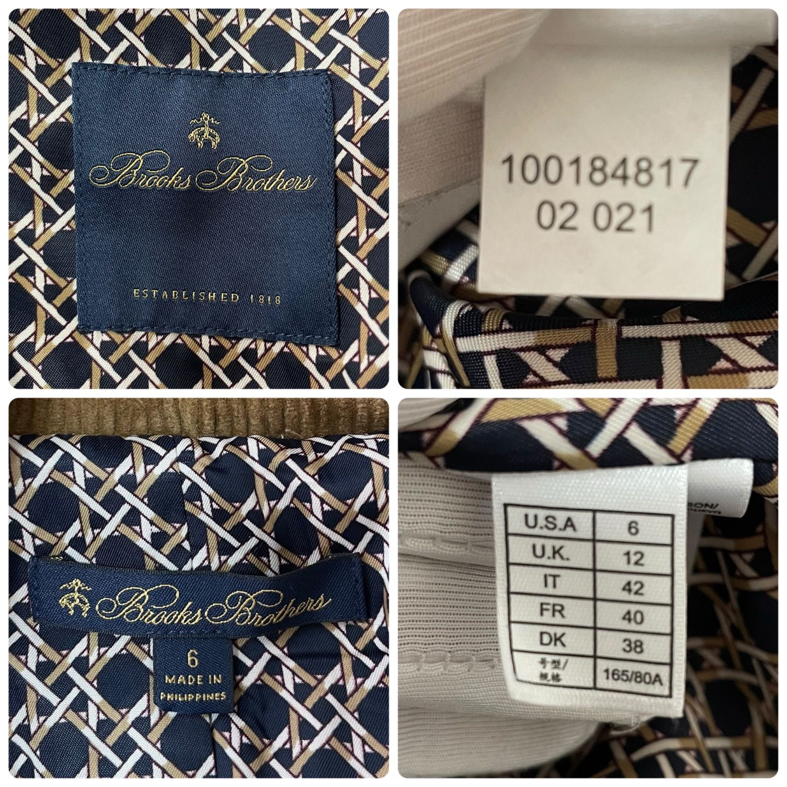 Brooks Brothers ブルックスブラザーズ ブラウン コーデュロイ