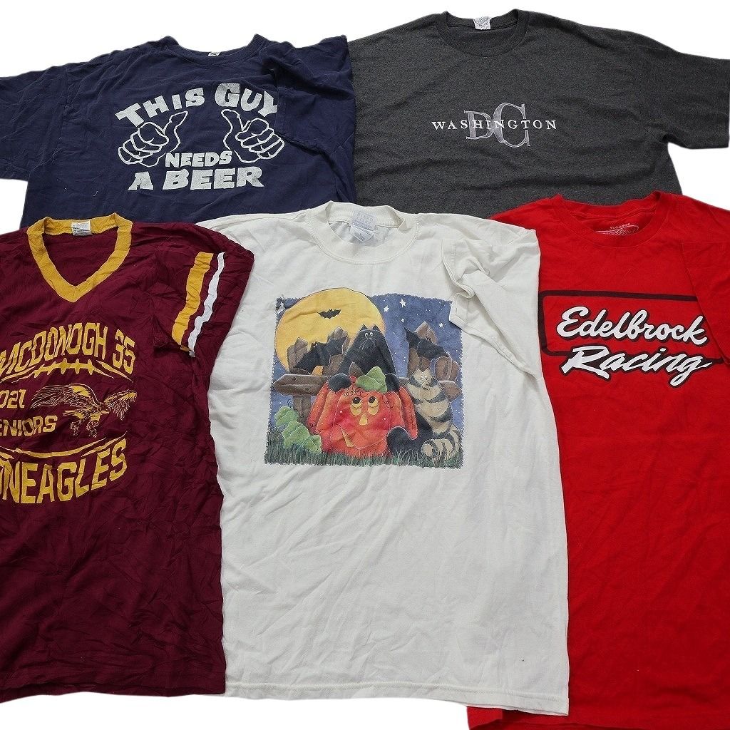 古着卸 mix 半袖Tシャツ 20枚セット メンズ XL 2XL チームロゴ レーシング 英文字プリント 古着 NC3845