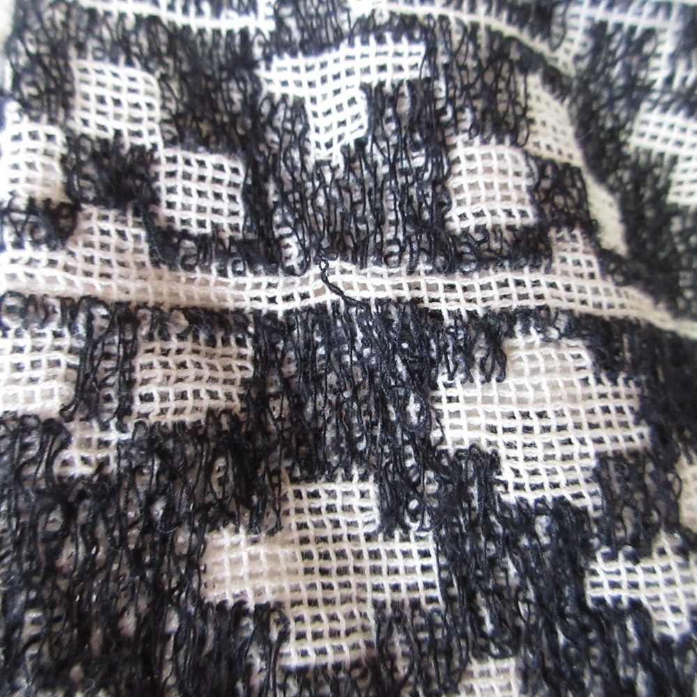 【美品】イザベルマランエトワール　ウィンドブレーカー白X柄　サイズ34 良品 ISABEL MARANT ETOILE イザベルマランエトワール ハーフ