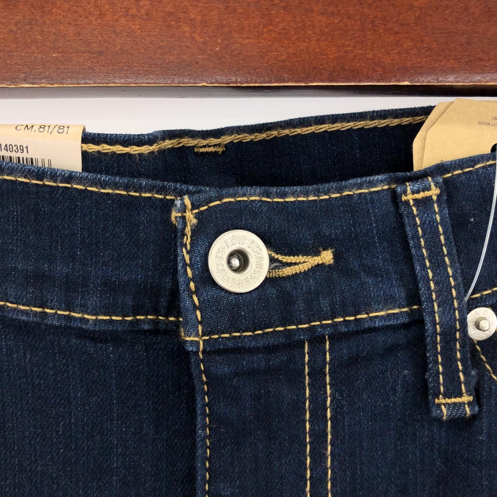 Levi's リーバイス タグ付き 514デニムパンツ sizeW32L32/インディゴ メンズ