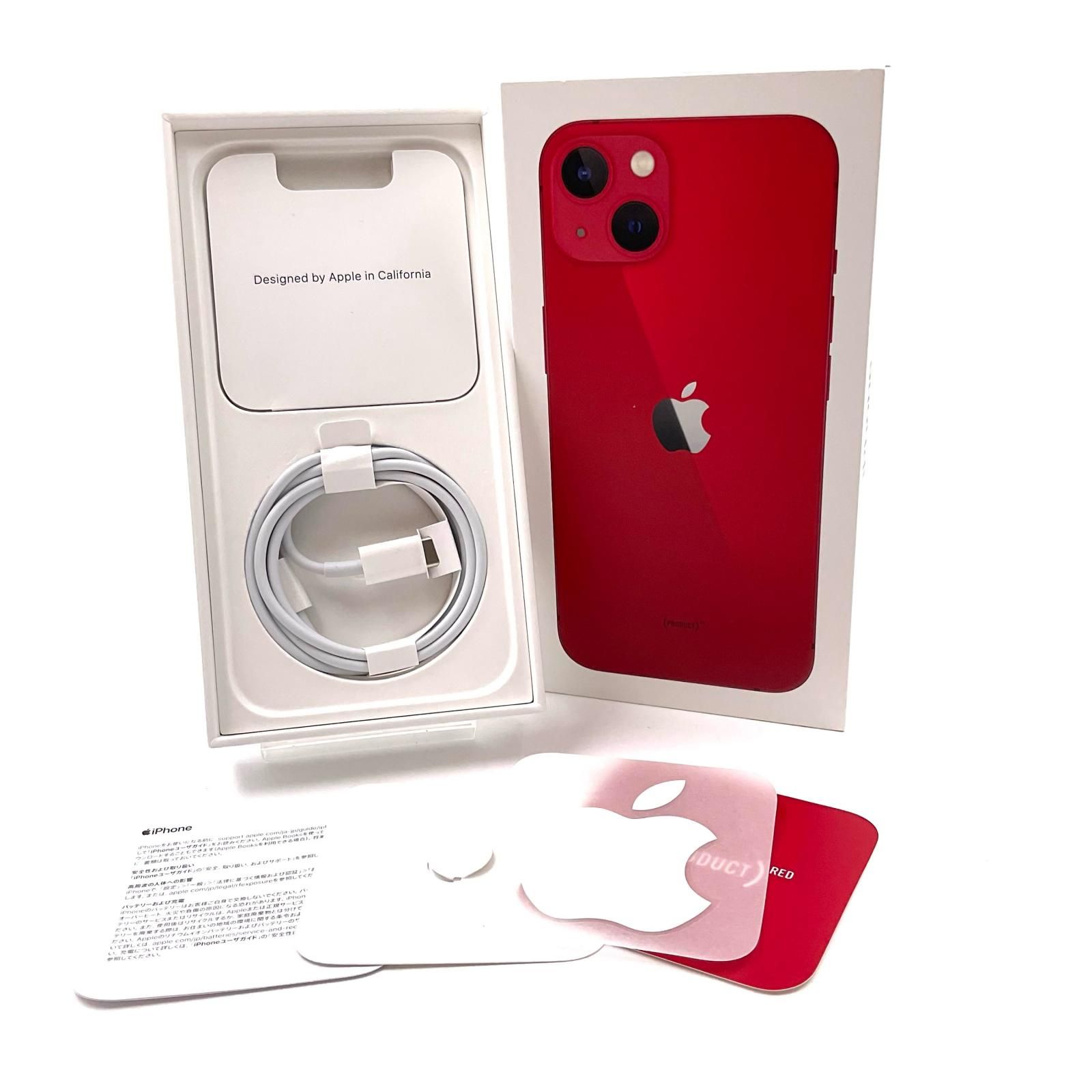 iPhone 13 256GB (PRODUCT)RED Softbank 動作確認済 82%【全額