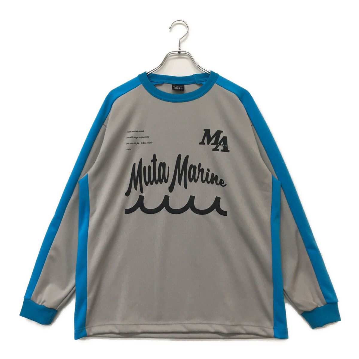 coco 未使用品 ムータマリン muta MARINE メンズ スウェット XL グレー アカンサス ACANTHUS コラボ サッカージャージーカットソー 未使用品 メンズ ムータマリン muta MARINE スウェット XL