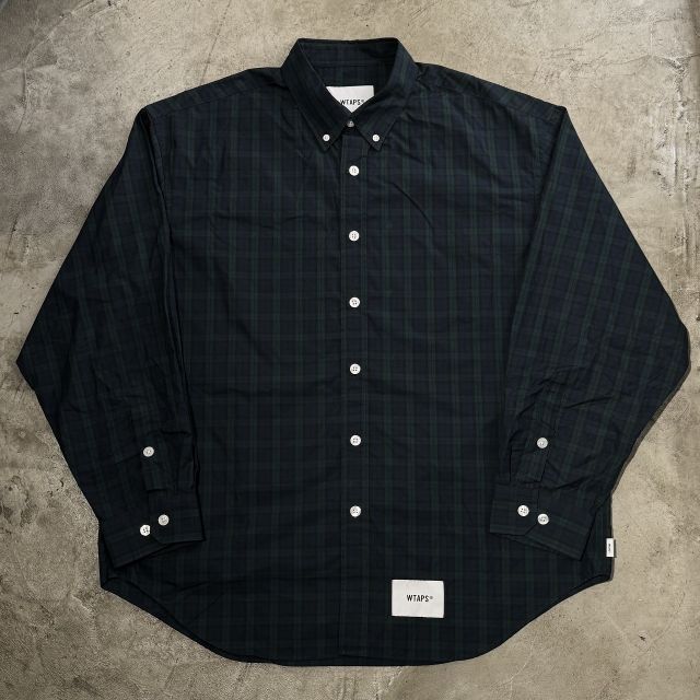 WTAPS 25ss BD 03 / LS / COTTON. BROADCLOTH. TEXTILE. OF SIZE