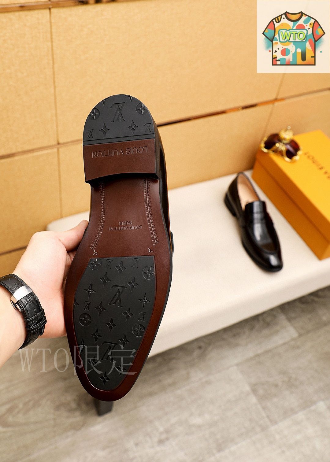 ルイヴィトン 革靴 LOUIS VUITTON ルイ・ヴィトン カジュアルレザーシューズ13-XN96