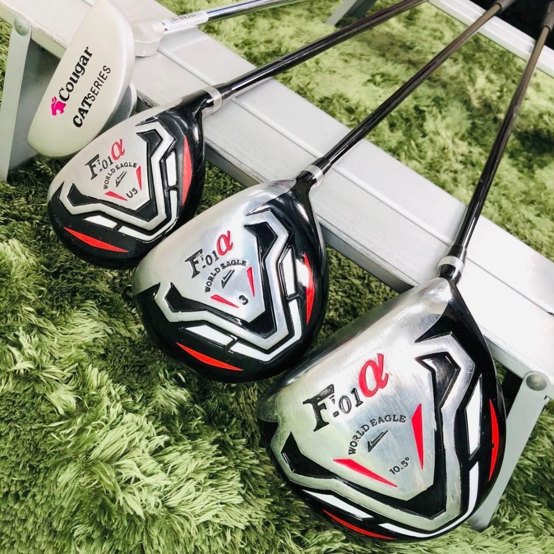 ワールドイーグル F-01α 10本セット メンズゴルフ 初心者 入門 大人気 WORLD EAGLE ゴルフクラブセット ワールドイーグル メンズ F-01α