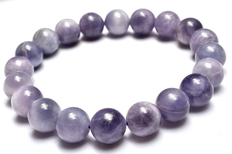 【おすすめ特集】 １点物 AAA 人気アイテム パープルラリマー 11mm ブレスレット パワーストーン 天然石 _MB266