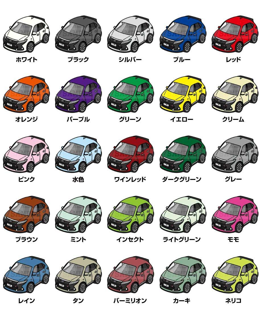 車種別ボディカラーが選べる ドラレコRECステッカー【ナンバー入れ可能！】 トヨタ ハリアーGR ZSU60W 後期