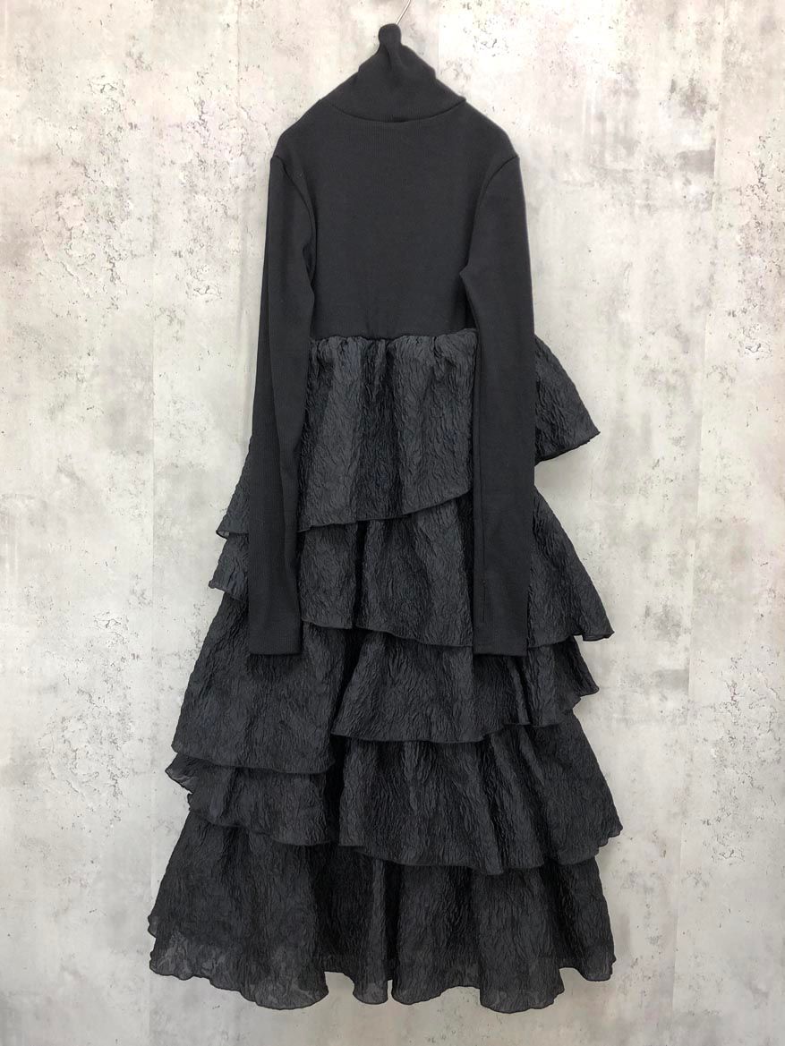 Acka エーシーケーエー docking frill ワンピース size1/黒