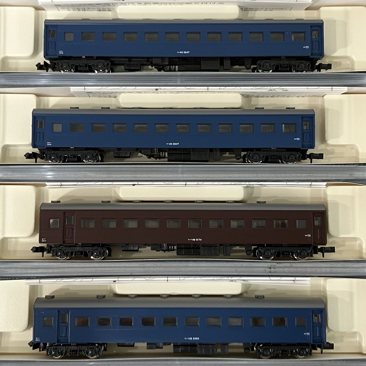 KATO スハ43系 スハ45 スハ44 オハニ36 他 旧型 客車 19両セット N