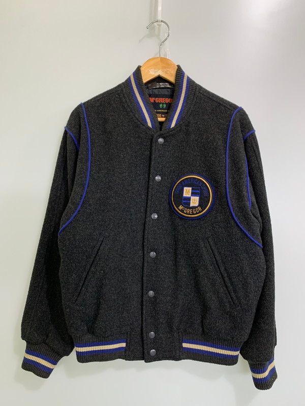 品 McGregor マックレガー WOOL VARSITY JACKET 80 S ウール ジャケット 80年代 ヴィンテージ スタジャン メンズ アウター 146-251003-em-03-min