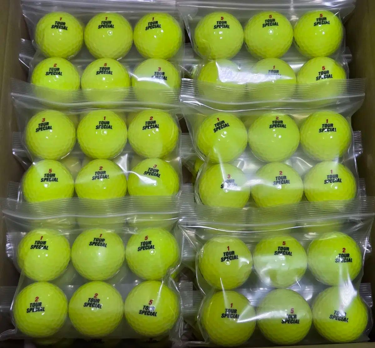 DUNLOP ツアー A級 イエロー COLOR ロストボール 120球 メルカリshop取引では対象外
