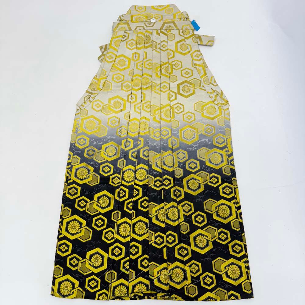 袴 行灯袴 男袴 紐下丈94cm 男性用袴 2L-3Lサイズ 成人式袴 金 黒 4634