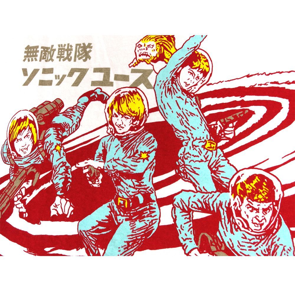 USA製 sonic youth 無敵戦隊ソニックユース シングルステッチ SONIC YOUTH ソニックユース 無敵戦隊 メンズ レディース ロックT