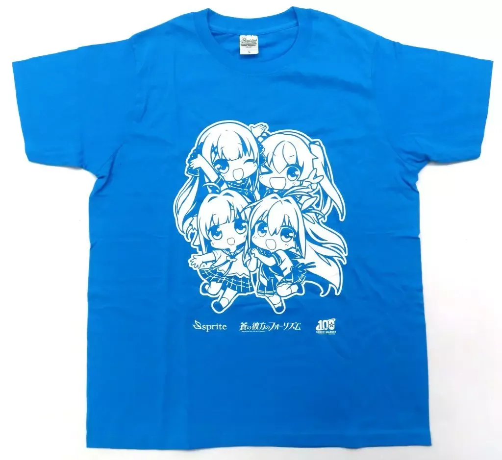 蒼の彼方のフォーリズム Tシャツ sprite あおかな グッズ-Tシャツ】蒼の