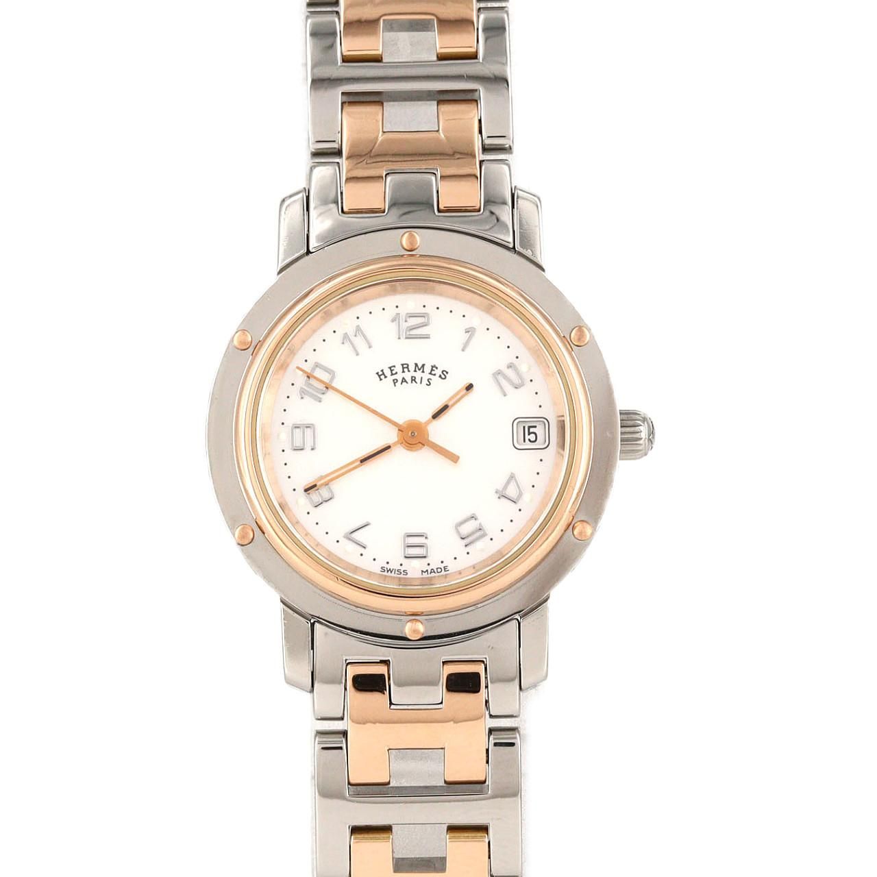 エルメス クリッパーナクレ PGコンビ CL4.221 SSxPG クォーツ