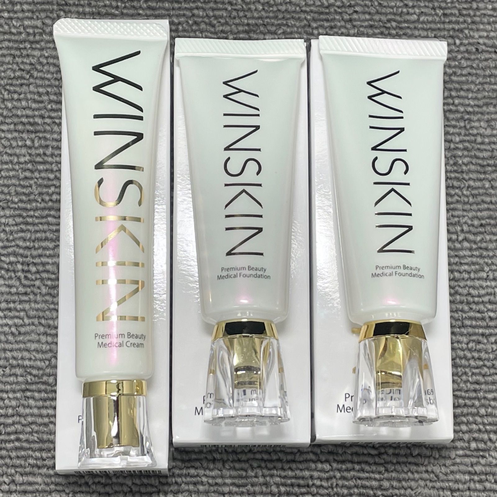 【sioo様専用】 WINSKIN ファンデーション 3本セット WINSKIN 薬用クリーム3本 ファンデーション1本 セット 3個セット