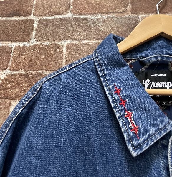 MSSproject あろまほっと直筆サイン入り　私物デニム ジャケット EXAMPLE エグザンプル 456122132 PEACE DENIM JACKET ピース