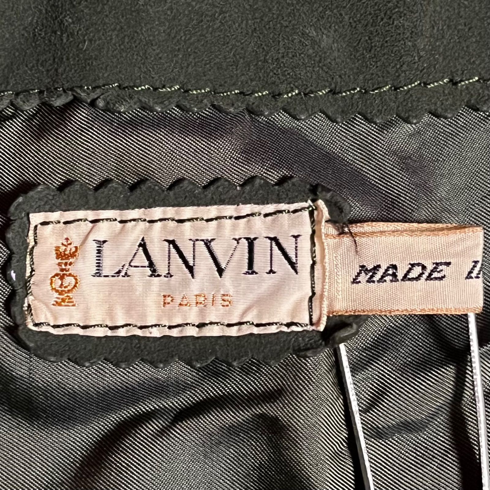 OLD LANVIN / ランバン イタリア製 ヴィンテージ ニット ジャケット 