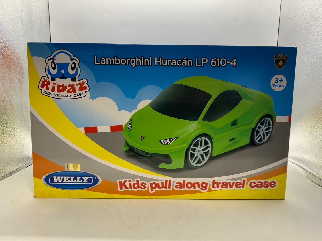 WELLY トラベルケース・キャリーケース CP610-4 ランボルギーニ 中古 ♪1507 未使用保管品 WELLY トラベルケース Ridaz ライダース 自動車型