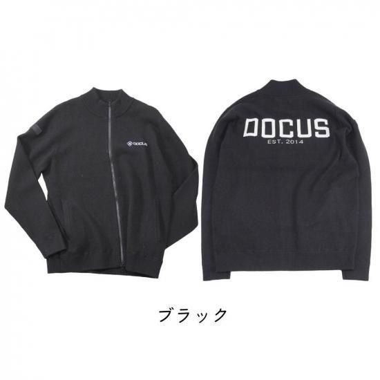 DOCUS ゴルフウェア ドゥーカス ジップアップウォームセーター 長袖 おしゃれ かっこいい メンズ DCM25A012 お取り寄せ商品