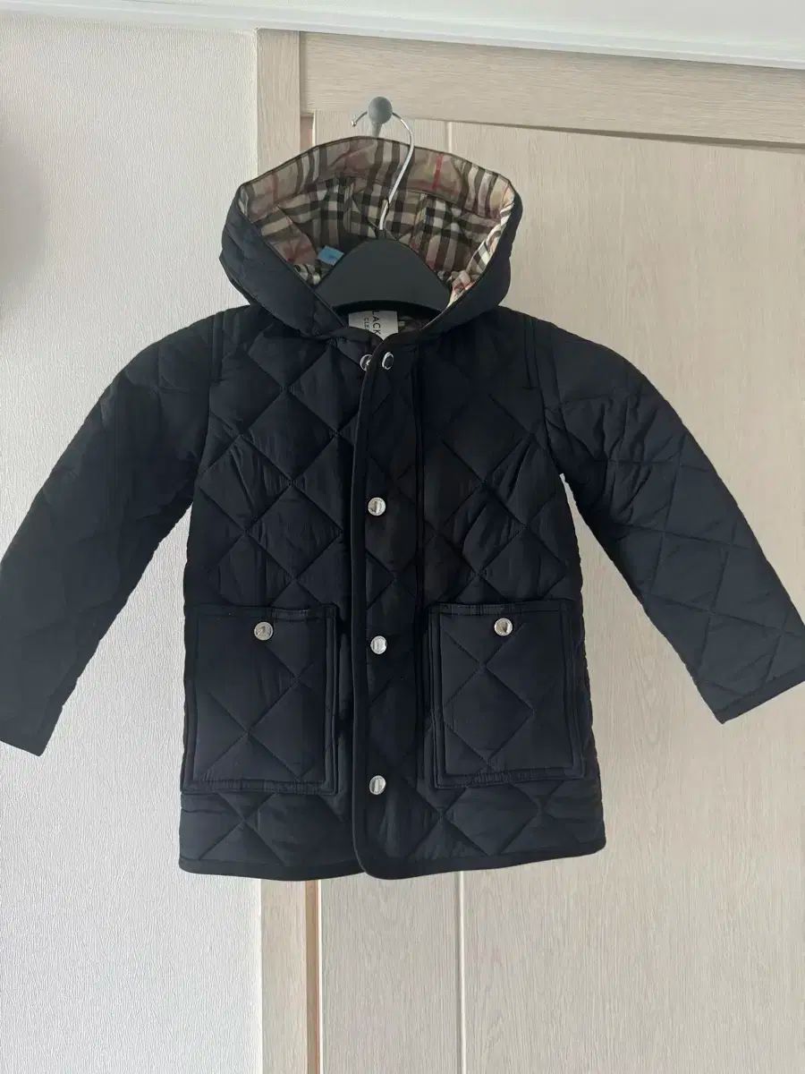 BURBERRY バーバリー キッズ キルティングフードコート 2A