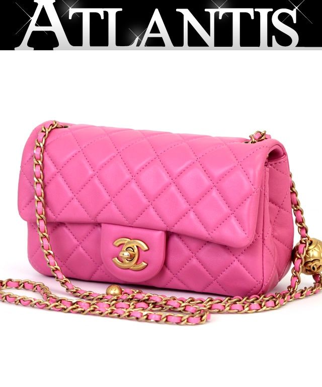 シャネル CHANEL ミニマトラッセ20 クラシックフラップ チェーン