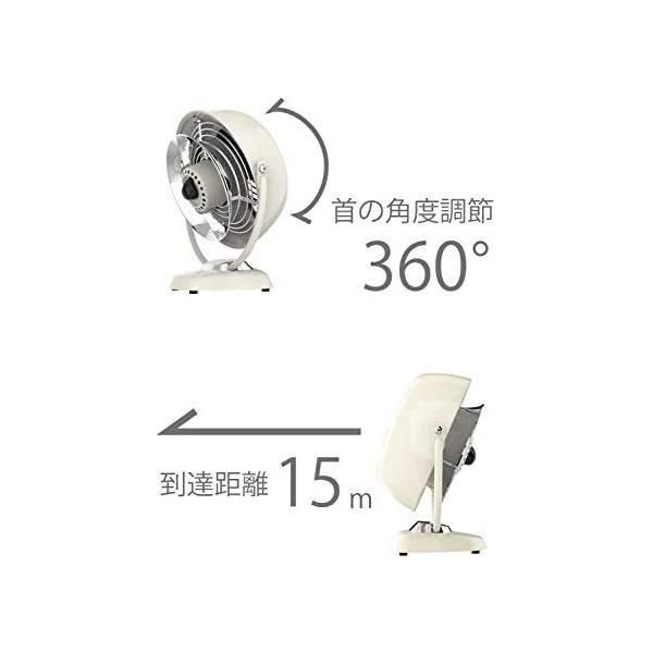 ボルネード サーキュレーター   white VFANJR-JP Amazon | ボルネード サーキュレーター 10畳 レトロ パワフル