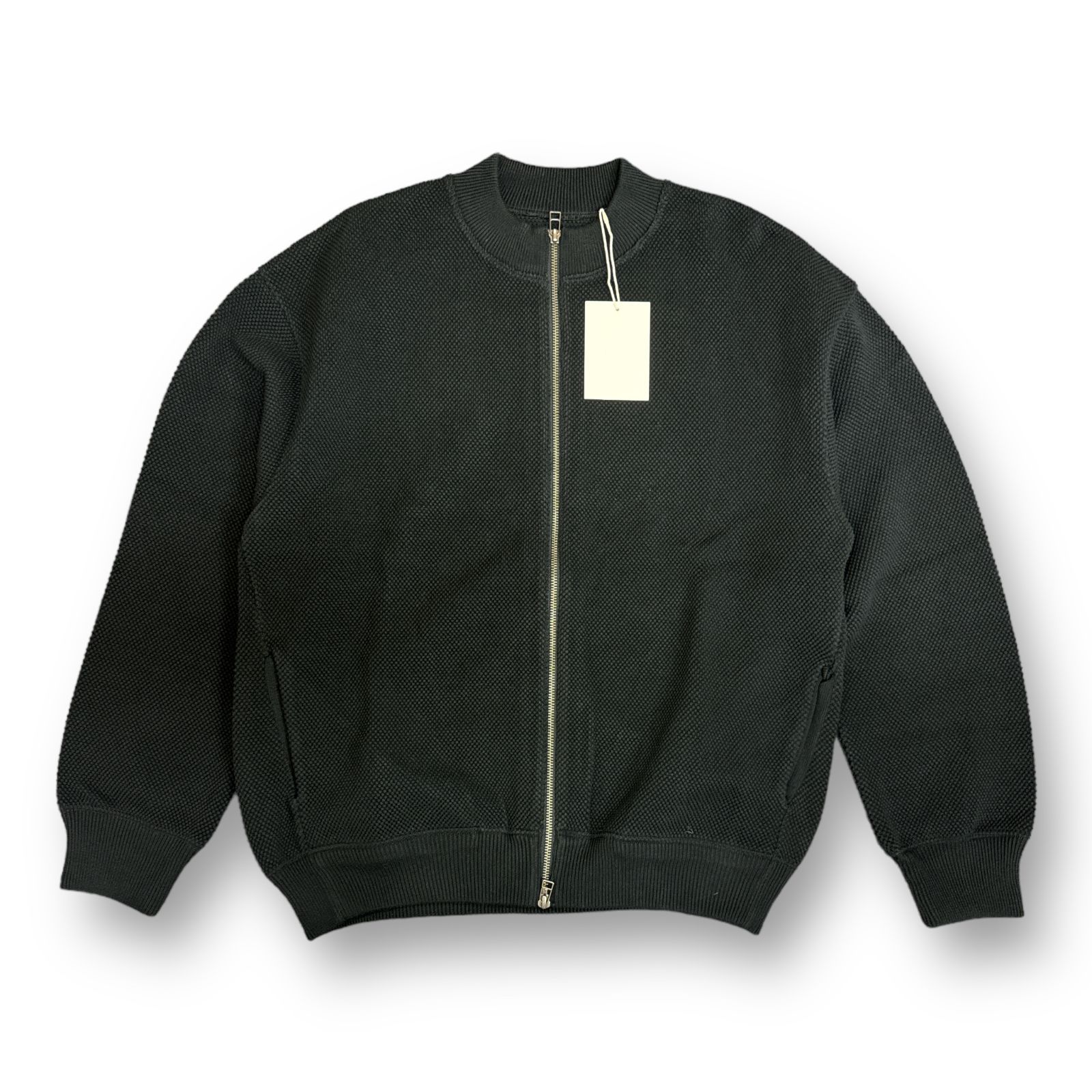 定価24200円 新品 crepuscule Moss Stitch Zip cardigan モスステッチ 