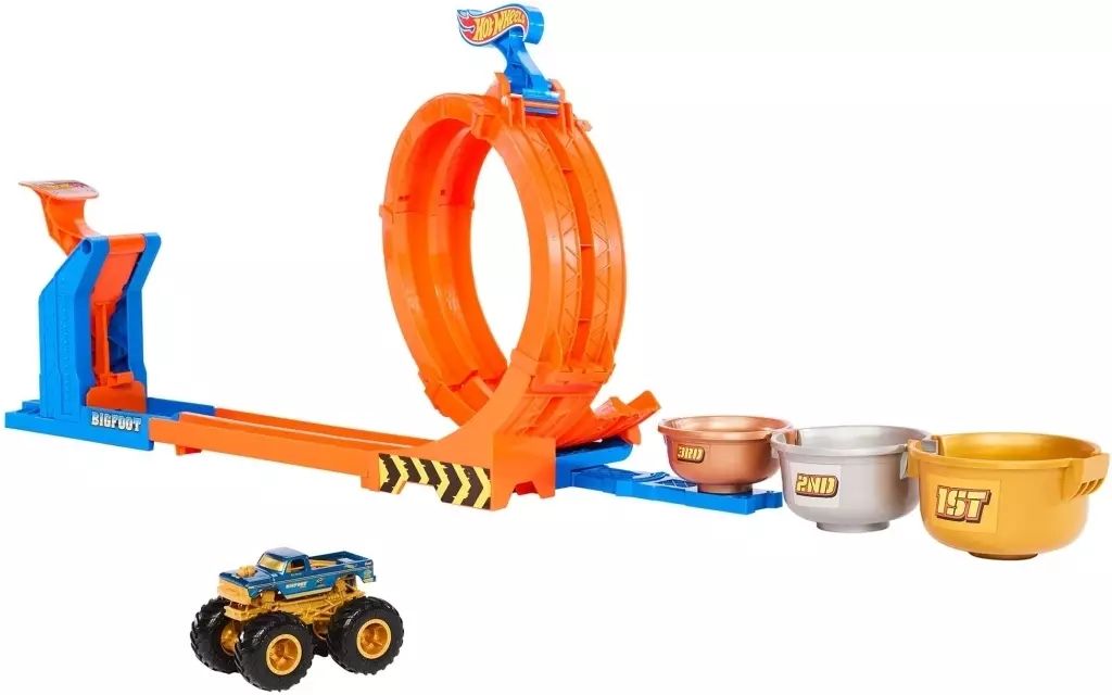 【中古】おもちゃ ホットウィール モンスタートラック トロフィー チャレンジ