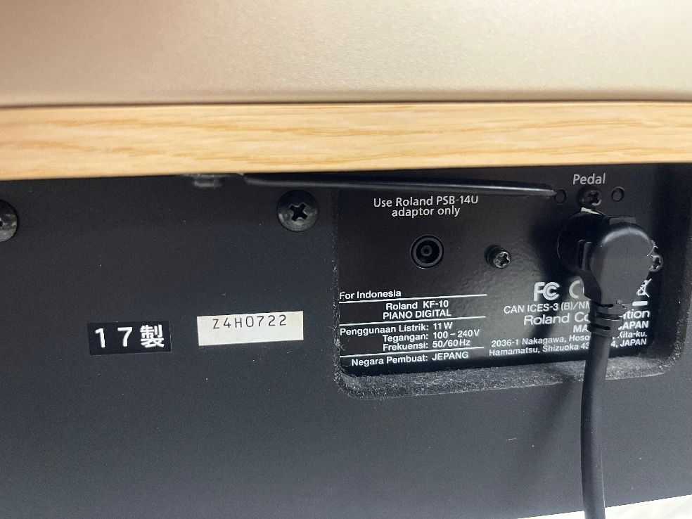 ★72453【電子ピアノ】ROLAND　KF10KO　17年製 ☆72453【電子ピアノ】ROLAND KF10KO 17年製 株式会社ピアノ
