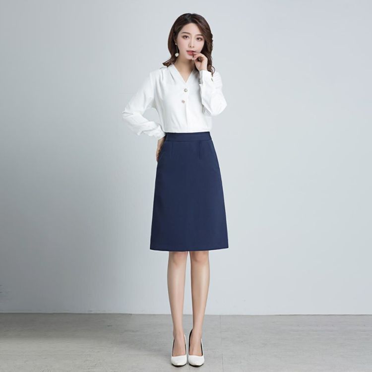 事務服 スカート 制服 膝丈 洗える タイトスカート キュロット