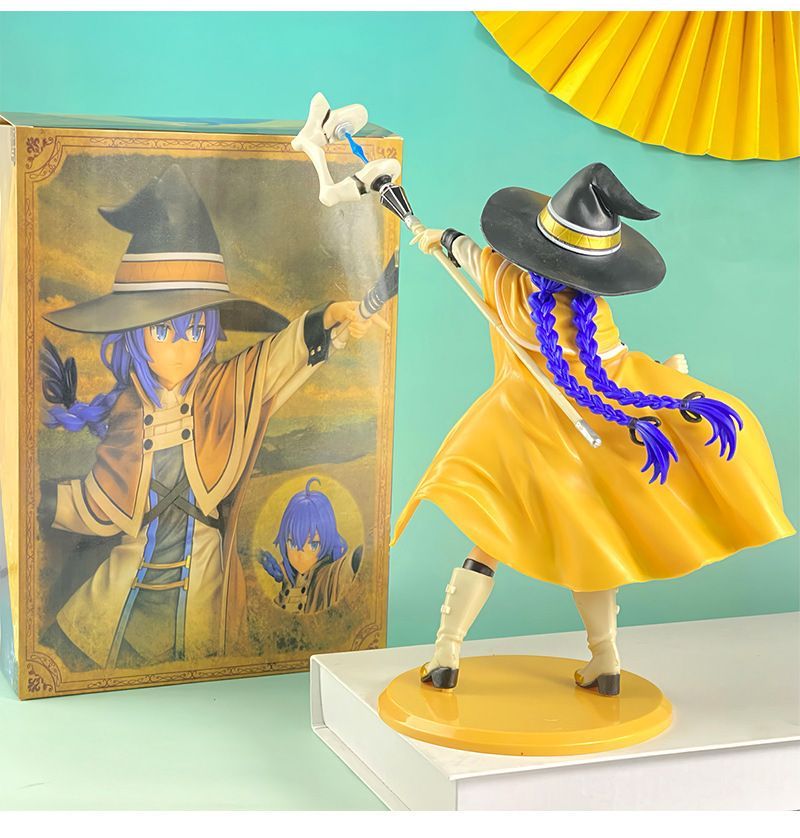 【新品未開封】ロキシー フィギュア 色紙付き 無職転生】ロキシー 完成品フィギュア 22cm PVC製 箱付き未開封