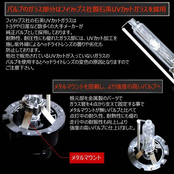 フーガ Y50系 51系 前期 後期 対応 純正LowビームHID交換用バルブ【1年保証・適合保証】ケルビン数は4300K 6000K 8000K 10000K 12000K 15000K 30000K から選択可能