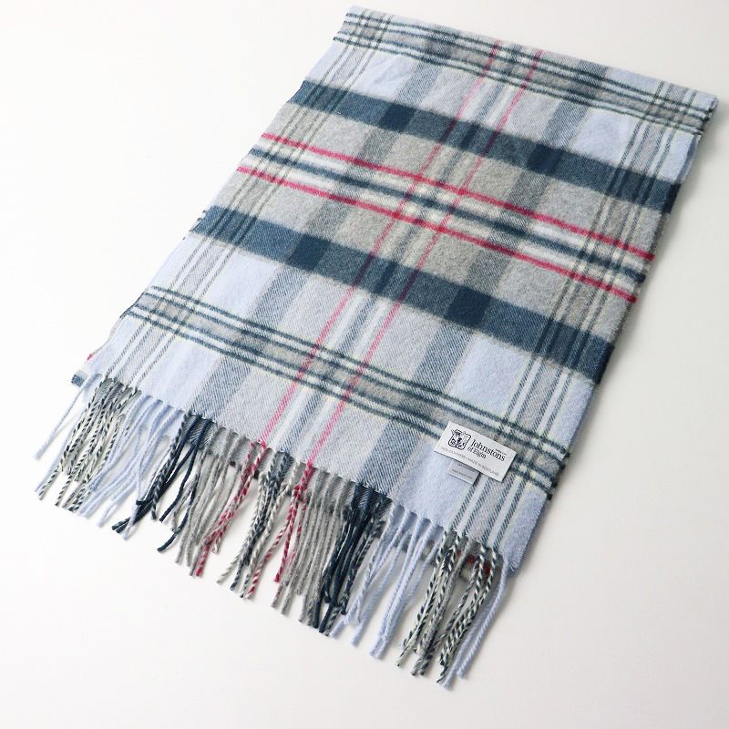 スコットランド製 ジョンストンズ Johnstons of Elgin カシミヤ
